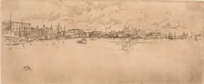 Długie Wenecje, 1879, James Abbott McNeill Whistler