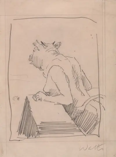 Minotaur av James Abbott McNeill Whistler