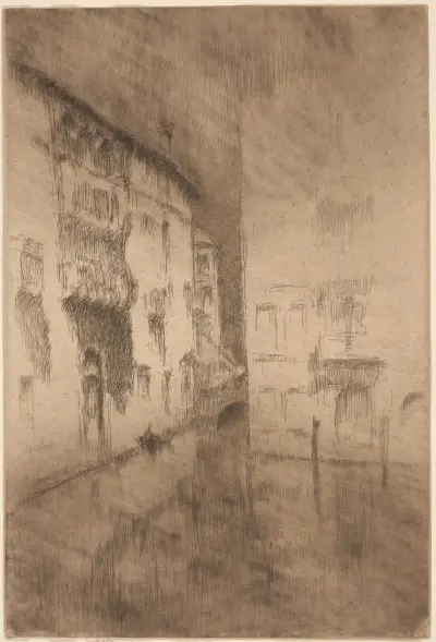 Nocturne; Palaces, 1879 av James Abbott McNeill Whistler