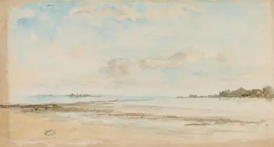 Note in Blue and Opal–Jersey av James Abbott McNeill Whistler