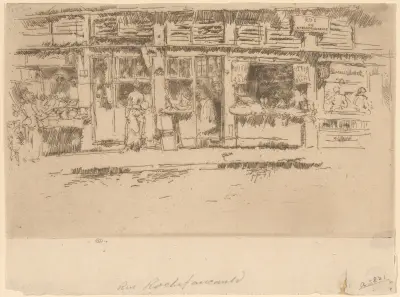 Rue de la Rochefoucault av James Abbott McNeill Whistler