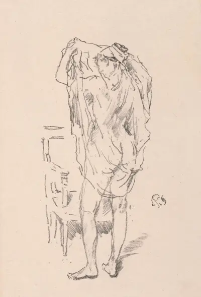 Studie, 1895 av James Abbott McNeill Whistler