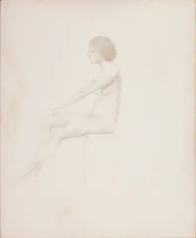 Studie eines Aktmodells von James Abbott McNeill Whistler
