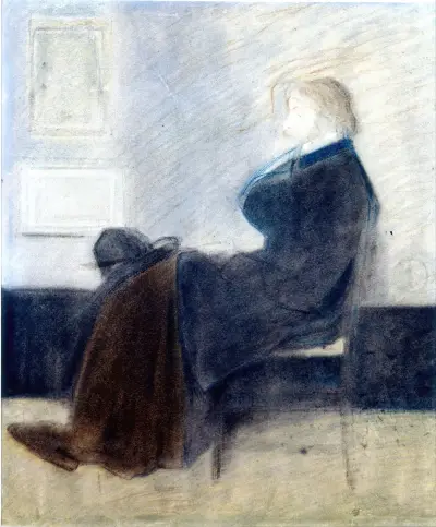 Study of Thomas Carlyle av James Abbott McNeill Whistler