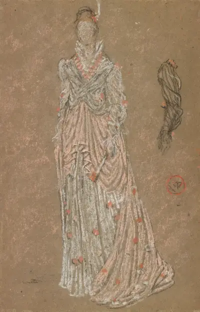 Study, 1871 av James Abbott McNeill Whistler