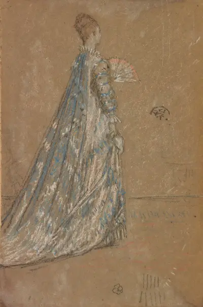 Niebieska suknia, James Abbott McNeill Whistler