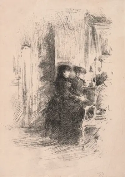 The Duet av James Abbott McNeill Whistler
