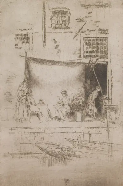 Der Obststand, 1879 – Nr. 2 von James Abbott McNeill Whistler
