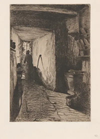 The Kitchen, 1858 – nr 2 av James Abbott McNeill Whistler