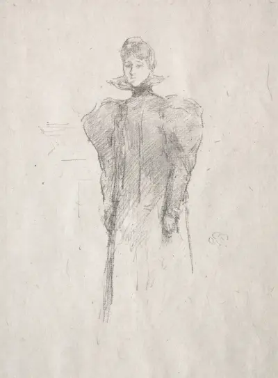 Medicejský límec, 1897, James Abbott McNeill Whistler