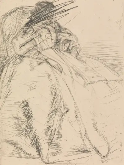 The Open Book av James Abbott McNeill Whistler