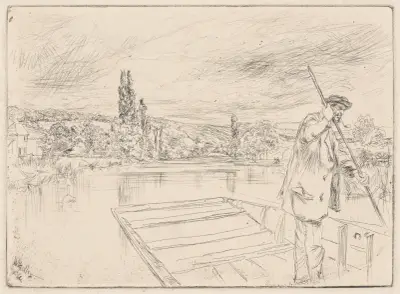The Punt av James Abbott McNeill Whistler