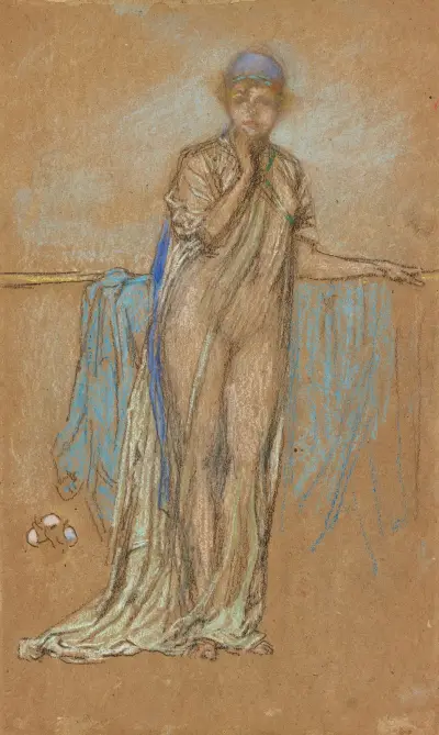 The Purple Cap – nr 1 av James Abbott McNeill Whistler