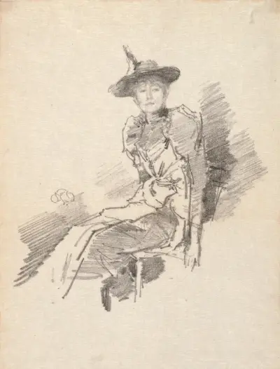 Der geflügelte Hut, 1890 – Nr. 2 von James Abbott McNeill Whistler