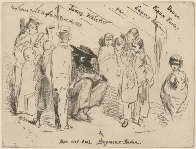 Title to the French Set av James Abbott McNeill Whistler