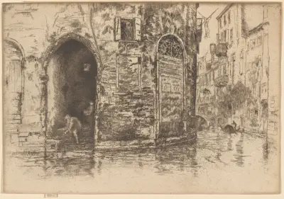 Two Doorways av James Abbott McNeill Whistler