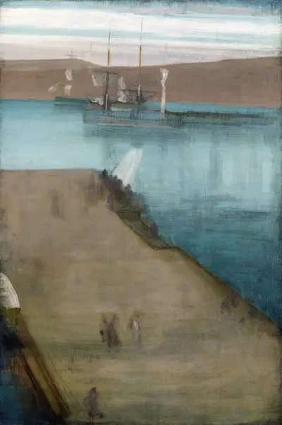Valparaiso Harbor av James Abbott McNeill Whistler