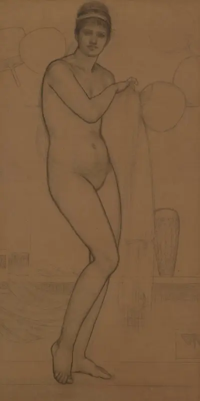 Venus (Standing Nude) av James Abbott McNeill Whistler