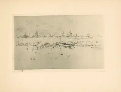 Zaandam av James Abbott McNeill Whistler
