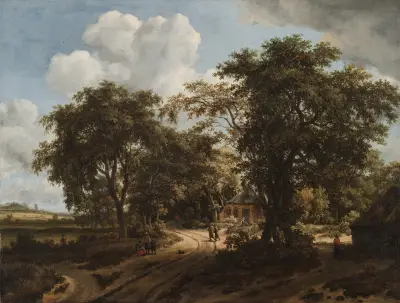 A Cottage in the Woods, Meindert Hobbema