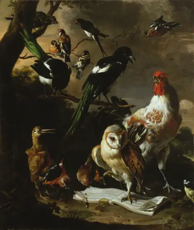 Vogelkonzert von Melchior d'Hondecoeter