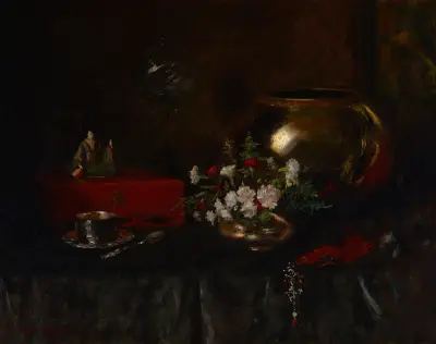 Still Life (Brass Bowl), 1903 av William Merritt Chase