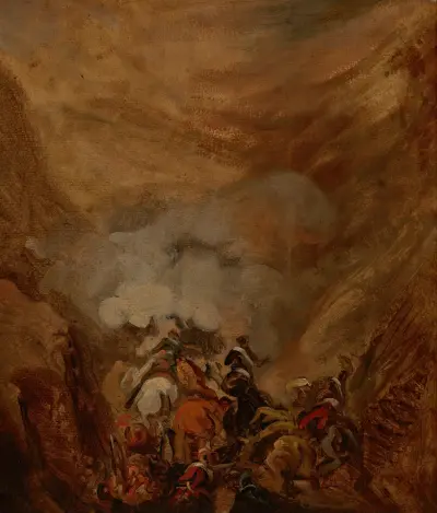 Angriff in der Schlucht von Somosierra von Piotr Michałowski