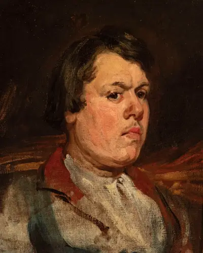 Landarbeiter, Porträtstudie von Piotr Michałowski