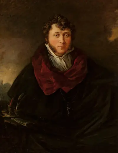 Porträt von Antoni Ostrowski von Piotr Michałowski