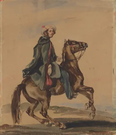 Selbstbildnis des Künstlers von Piotr Michałowski