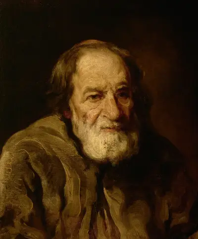 Studie eines alten Bauern von Piotr Michałowski