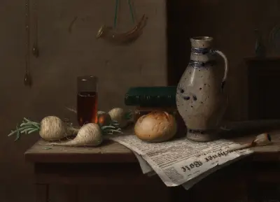 Munchener Bote von William Michael Harnett