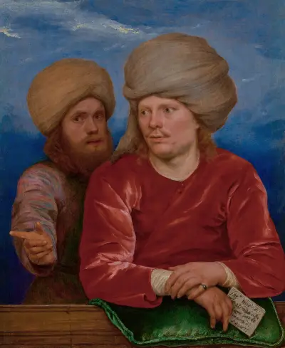 Double Portrait av Michael Sweerts