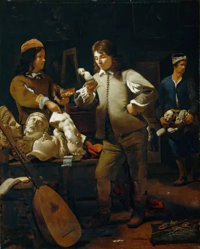 In The Studio av Michael Sweerts