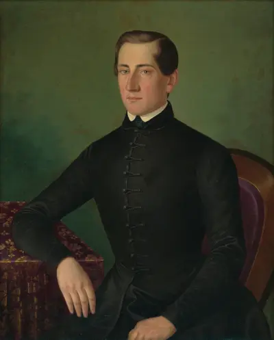 Portrait of a man, 1849 von Peter Michal Bohúň