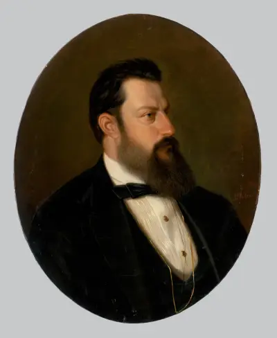 Portrait of a Man, 1870 von Peter Michal Bohúň
