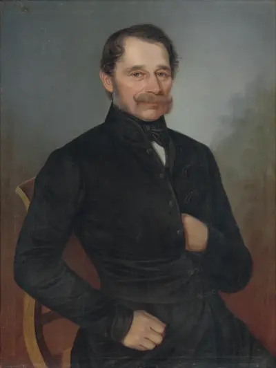 Portrait of M. Dluhovits von Peter Michal Bohúň