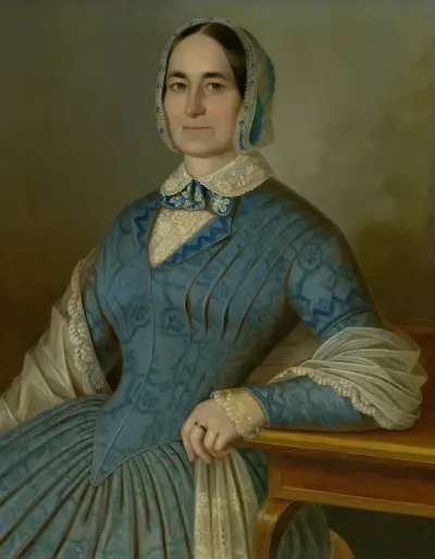 Portrait of Mrs. Dávid von Peter Michal Bohúň
