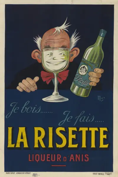 Je bois. je fais la Risette, liqueur d’Anis av Mich (Michel Liebeaux)