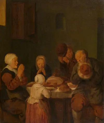 Saying Grace – nr 1 av Jan Miense Molenaer