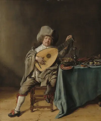 Self-Portrait as a Lute Player av Jan Miense Molenaer