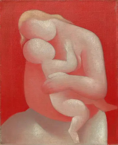 Matka (Růžová madona), Mikuláš Galanda