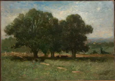 Landscape av Edward Mitchell Bannister