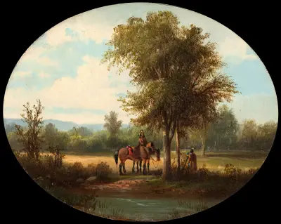 A Morning in Milk River Valley von John Mix Stanley