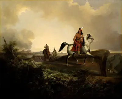 Black Knife, an Apache Warrior von John Mix Stanley