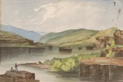 Cape Horn – Columbia River von John Mix Stanley