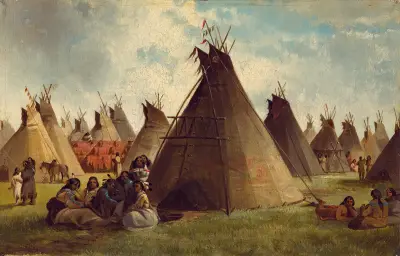 Prairie Indian Encampment von John Mix Stanley