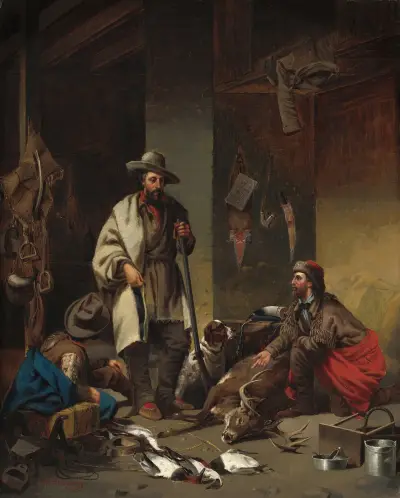 The Trapper’s Cabin von John Mix Stanley