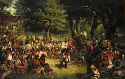 The Trial of Red Jacket von John Mix Stanley