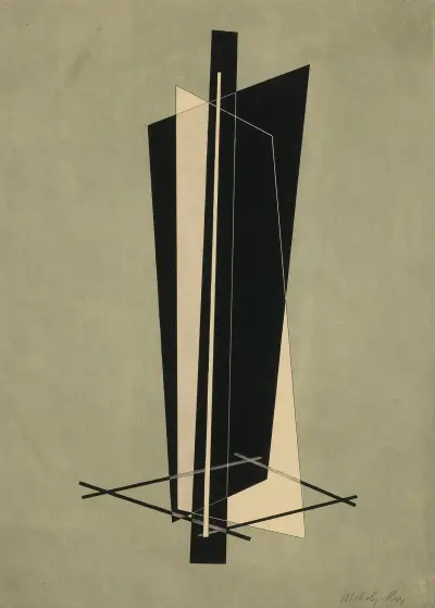Kestnermappen; Kompozice, 1922 – Nr. 1, László Moholy-Nagy